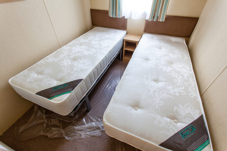 caravan single memory foam mattress